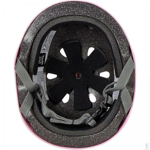 Шлем Triple8 Little Tricky Pink Rubber Шлем Triple8 Little Tricky Pink Rubber