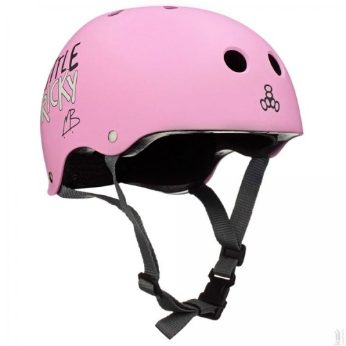 Шлем Triple8 Little Tricky Pink Rubber
