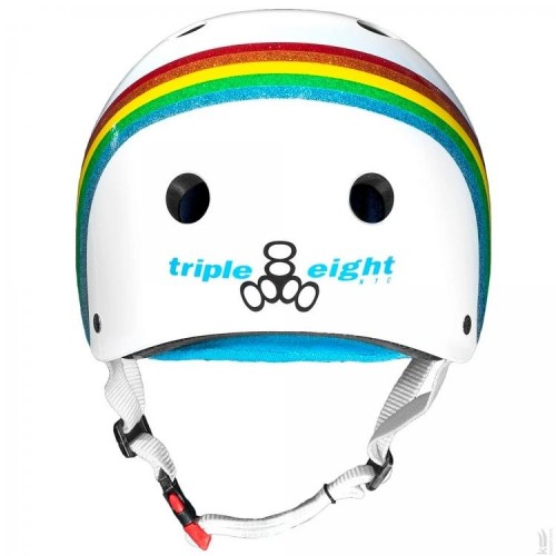 Шлем Triple8 White Rainbow Sparkle размер S/M Шлем Triple8 White Rainbow Sparkle размер S/M