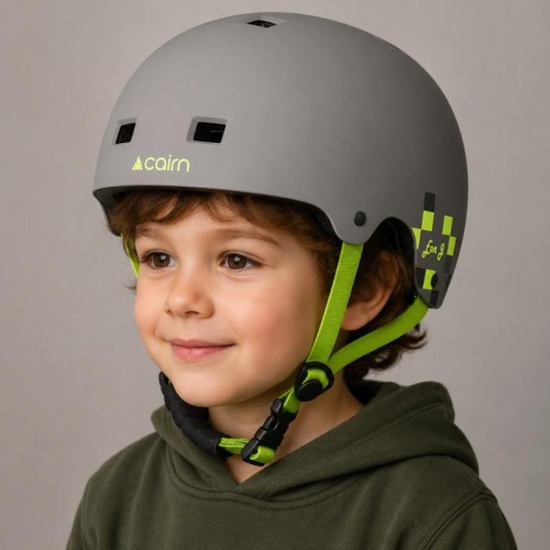 Шолом казанок Cairn Eon Jr mat khaki-lemon 53-55 см