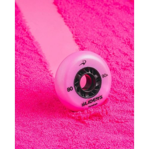 Колеса для роликів Flying Eagle Sliders 72 мм 90А Pink 4 шт