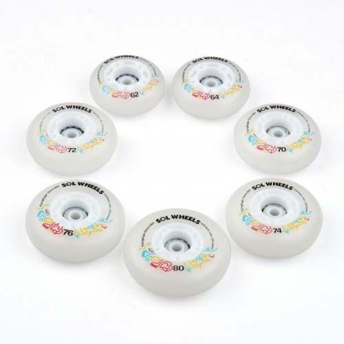 Колеса для дитячих роликів Flying Eagle Sol Multicolor 62 мм