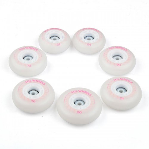 Колеса для дитячих роликів Flying Eagle Sol Pink 62 мм Колеса для дитячих роликів Flying Eagle Sol Pink 62 мм