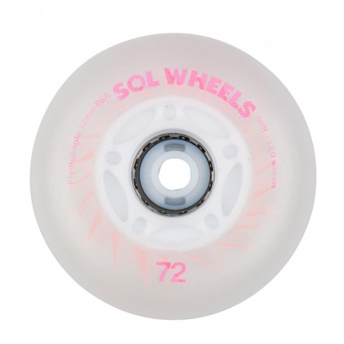 Колеса для дитячих роликів Flying Eagle Sol Pink 74 мм