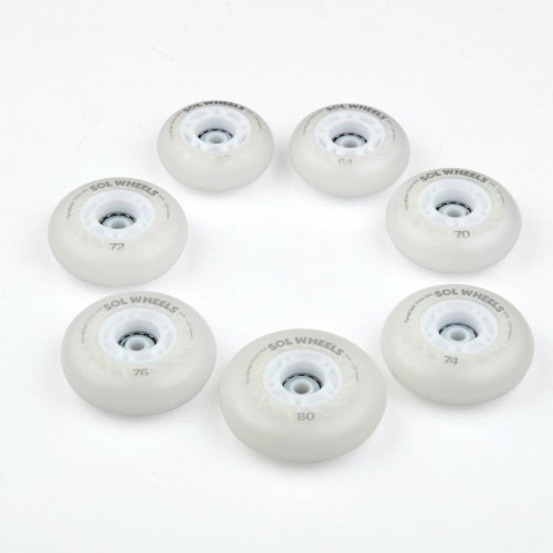 Колеса для дитячих роликів Flying Eagle Sol White 76 мм Колеса для дитячих роликів Flying Eagle Sol White 76 мм