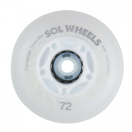 Колеса для дитячих роликів Flying Eagle Sol White 74 мм