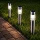 Світильники для газону Warm Solar Pillar Light / Світлодіодний світильник на сонячній батареї / Вуличні ліхтарі-стовпчики Solar 2 шт