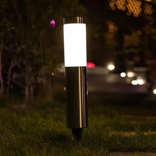 Світильники для газону Warm Solar Pillar Light / Світлодіодний світильник на сонячній батареї / Вуличні ліхтарі-стовпчики Solar 2 шт Світильники для газону Warm Solar Pillar Light / Світлодіодний світильник на сонячній батареї / Вуличні ліхтарі-стовпчики Solar 2 шт