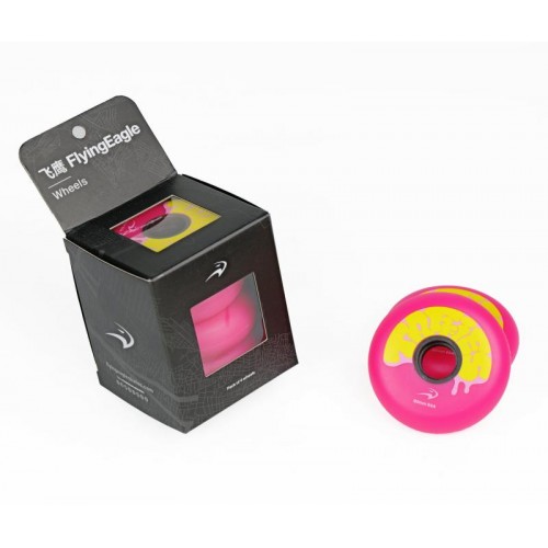 Колеса для роликів Flying Eagle Taffies Pink 84A 76 mm Колеса для роликів Flying Eagle Taffies Pink 84A 76 mm