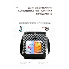 Термосумка для транспортировки холодных и горячих продуктов, напитков GP 4336 сумка-холодильник 9 л