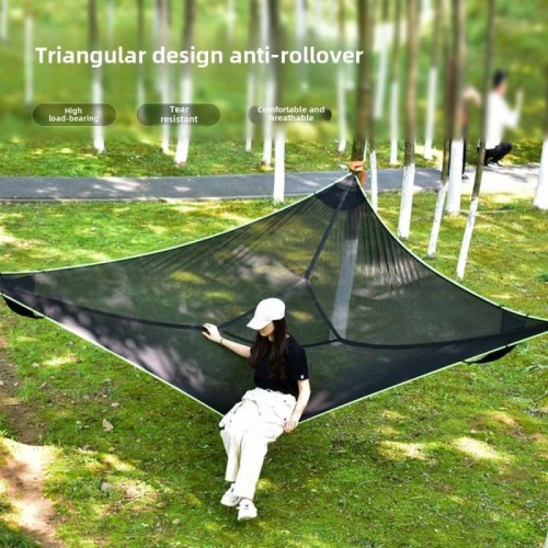 Треугольный походный гамак Air Triangle / Портативный трехместный гамак Треугольный походный гамак Air Triangle / Портативный трехместный гамак