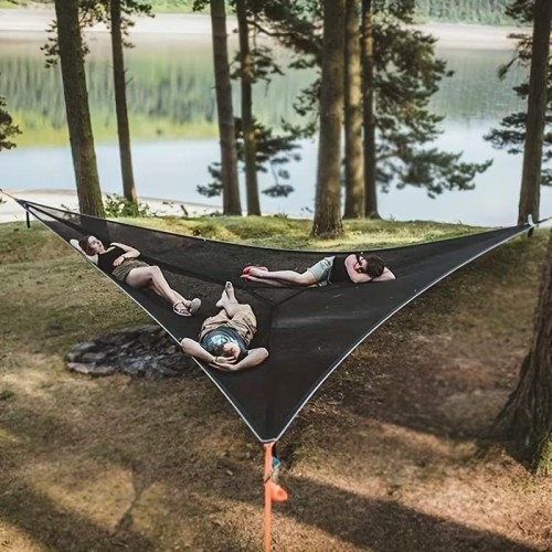 Треугольный походный гамак Air Triangle / Портативный трехместный гамак Треугольный походный гамак Air Triangle / Портативный трехместный гамак