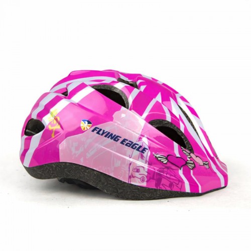 Дитячий шолом Flying Eagle V5 Pink 48-58 см