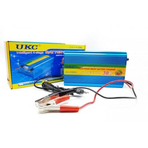 Зарядний пристрій автомобільний для акумулятора Battery Charger UKC MA-1230A 30A