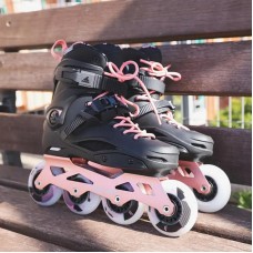 Жіночі роликові ковзани RB Pro X W 2023 black-rose gold 36.5 розміру
