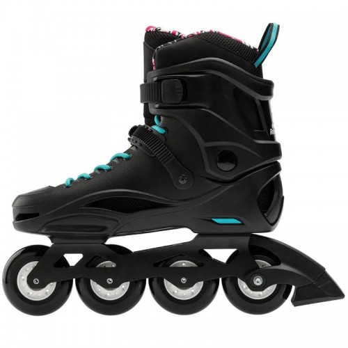 Женские ролики Rollerblade Cruiser W 2023 black-aqua 36.5 размер