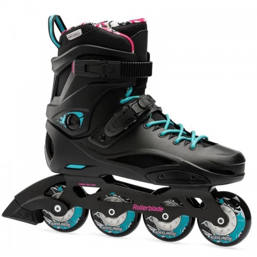 Женские ролики Rollerblade Cruiser W 2023 black-aqua 36.5 размер