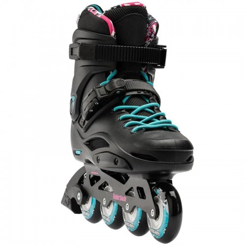 Женские ролики Rollerblade Cruiser W 2023 black-aqua 36.5 размер