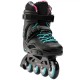Женские ролики Rollerblade Cruiser W 2023 black-aqua 36.5 размер