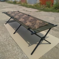 Армійська розкладачка НАТО Стандарт до 200 кг (196×65×47) + Каремат